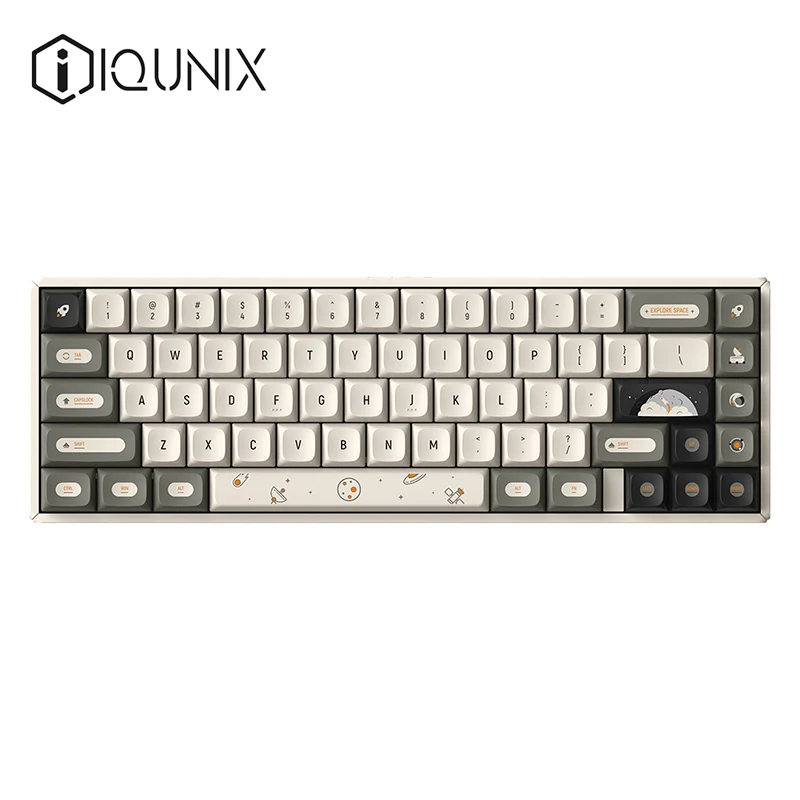 IQUNIX F65 hitchhiker Wireless Mechanical Keyboard Hot Swap RGB Backlight TTC V2switch 260days Long endurance