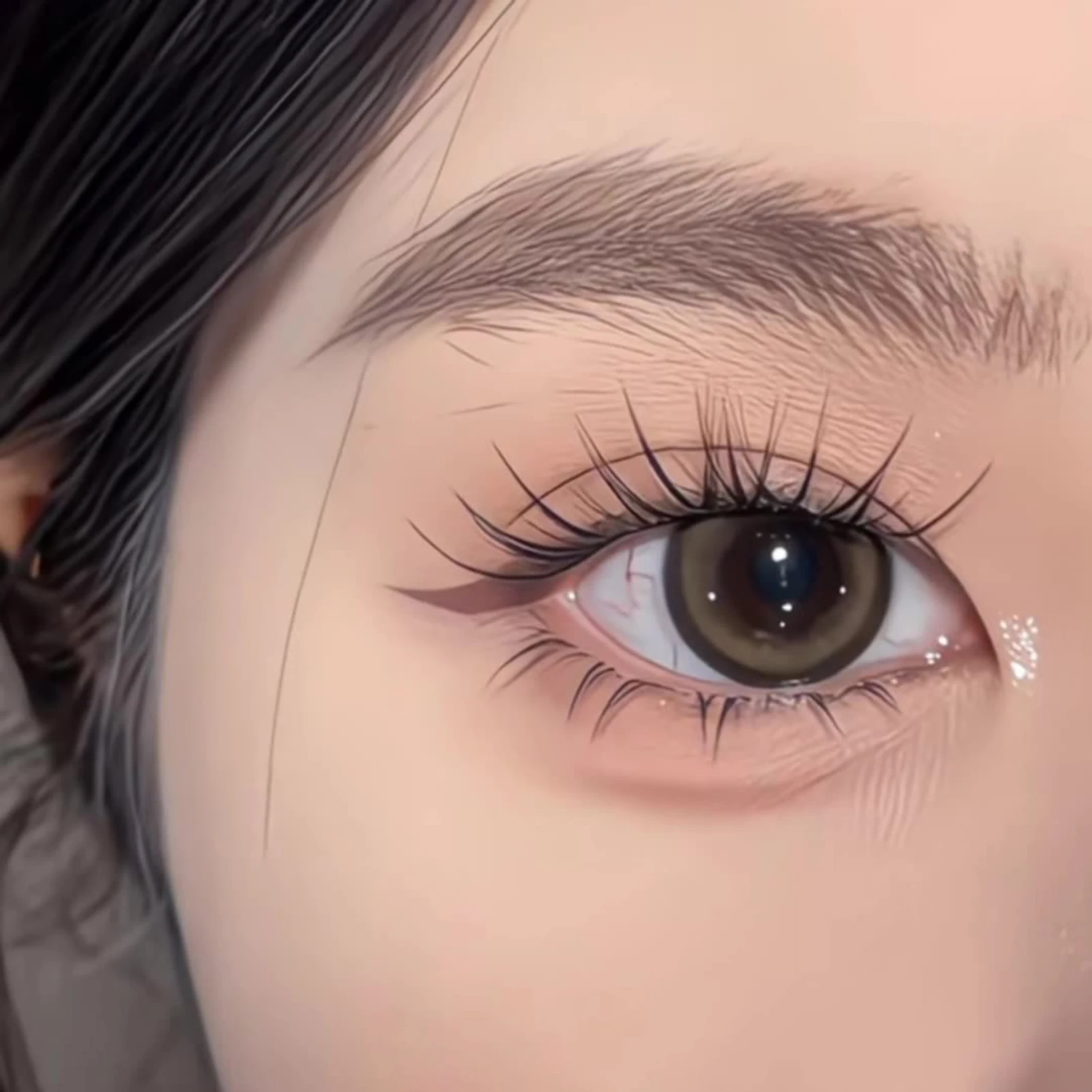 Faux cils coréens style Manga, - Eyelash Extension Korean Style avis et prix