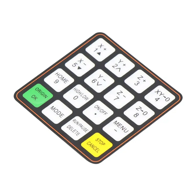 Y17A Per Richauto A11 A12 A15 A18 DSP Cavo Controller CNC 4M Pulsante Inglese Pellicola CNC Lavorazione Del Legno Incisione Parti del Controller