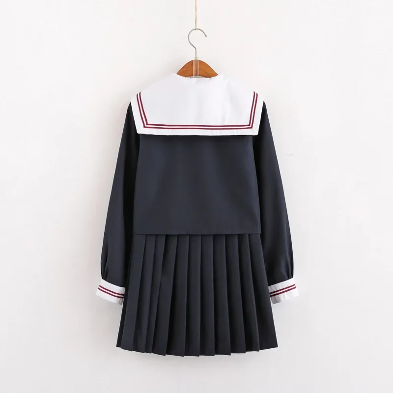 Adulto giapponese Jk Costum vestito da marinaio autunno cosplay college scuola media uniforme vestito per ragazze studenti gonna a pieghe anime