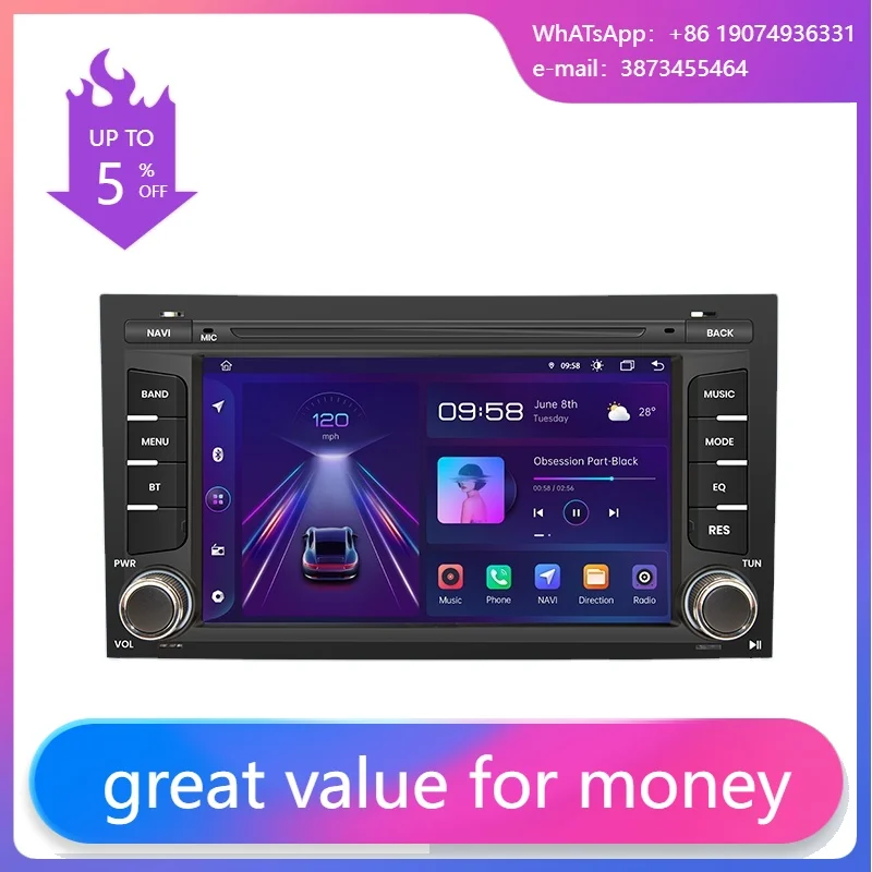 V1 EU Stock Wireless CarPlay Android Auto Radio For Seat Leon MK3 5F 2012 - 2018 Ibiza 2016 Multimedia DSP GPS Autoradio