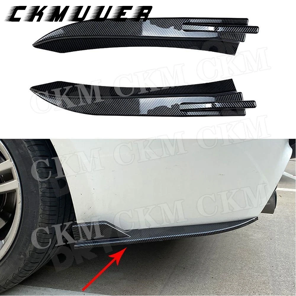 

CKMUUER Car Styling Rear Bumper Strip Lip Diffuser Splitters Spoiler Bodykits Accessories For BMW 3 Series F30 M-Sport 2013-2019