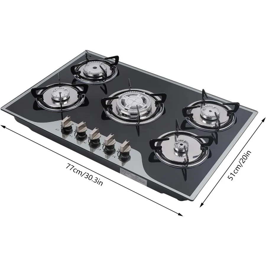 

Газовая варочная панель с пропаном, закаленное стекло, газовая горелка с автоматическим зажиганием, портативная газовая плита, горелка для кемпинга на открытом воздухе, кемпинга, Apar