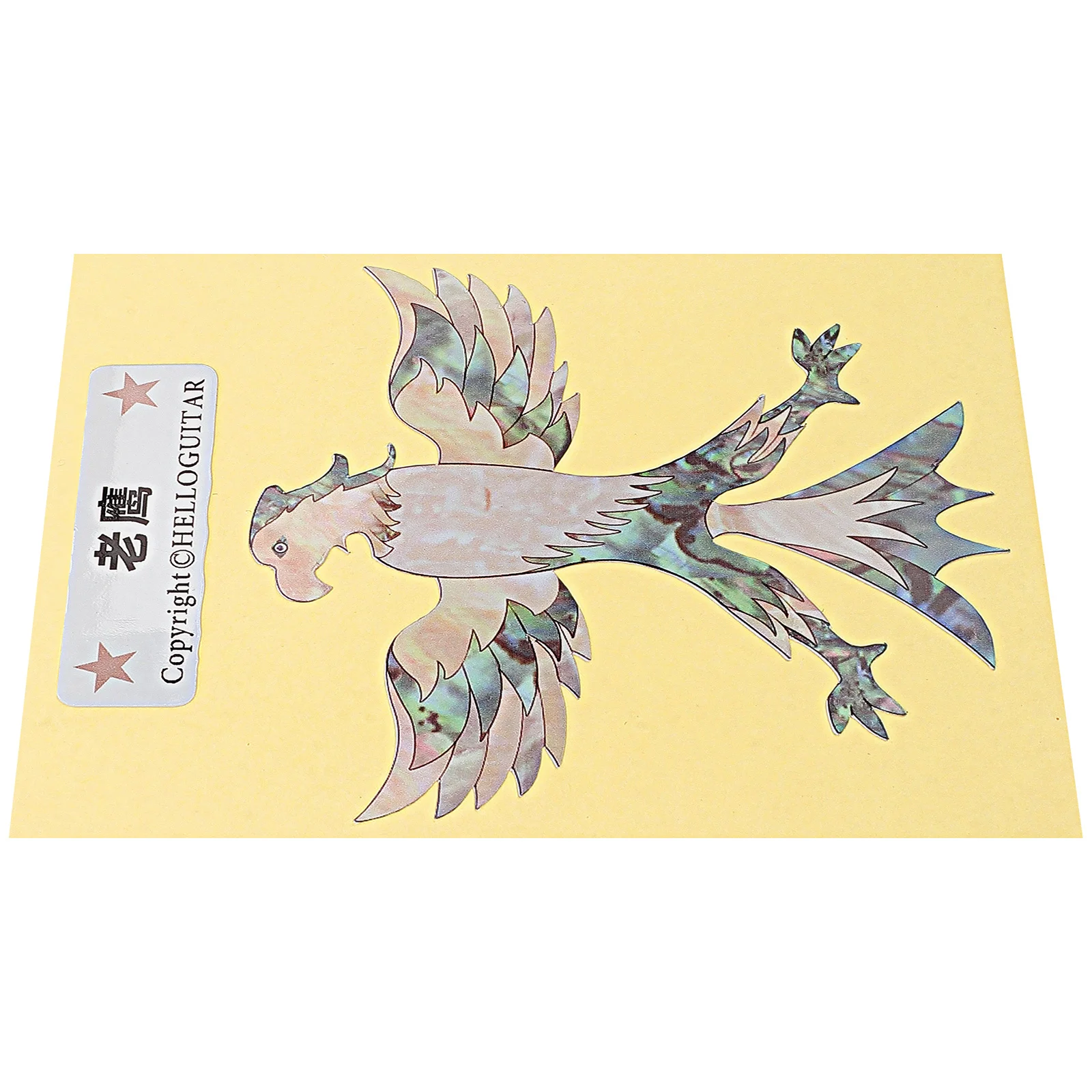 

Guitar Sticker Pvc Diy Eagle Design Durable Decal For Headstock Panel Ukulele Drum Car Truck Bumper Instrument Accessory