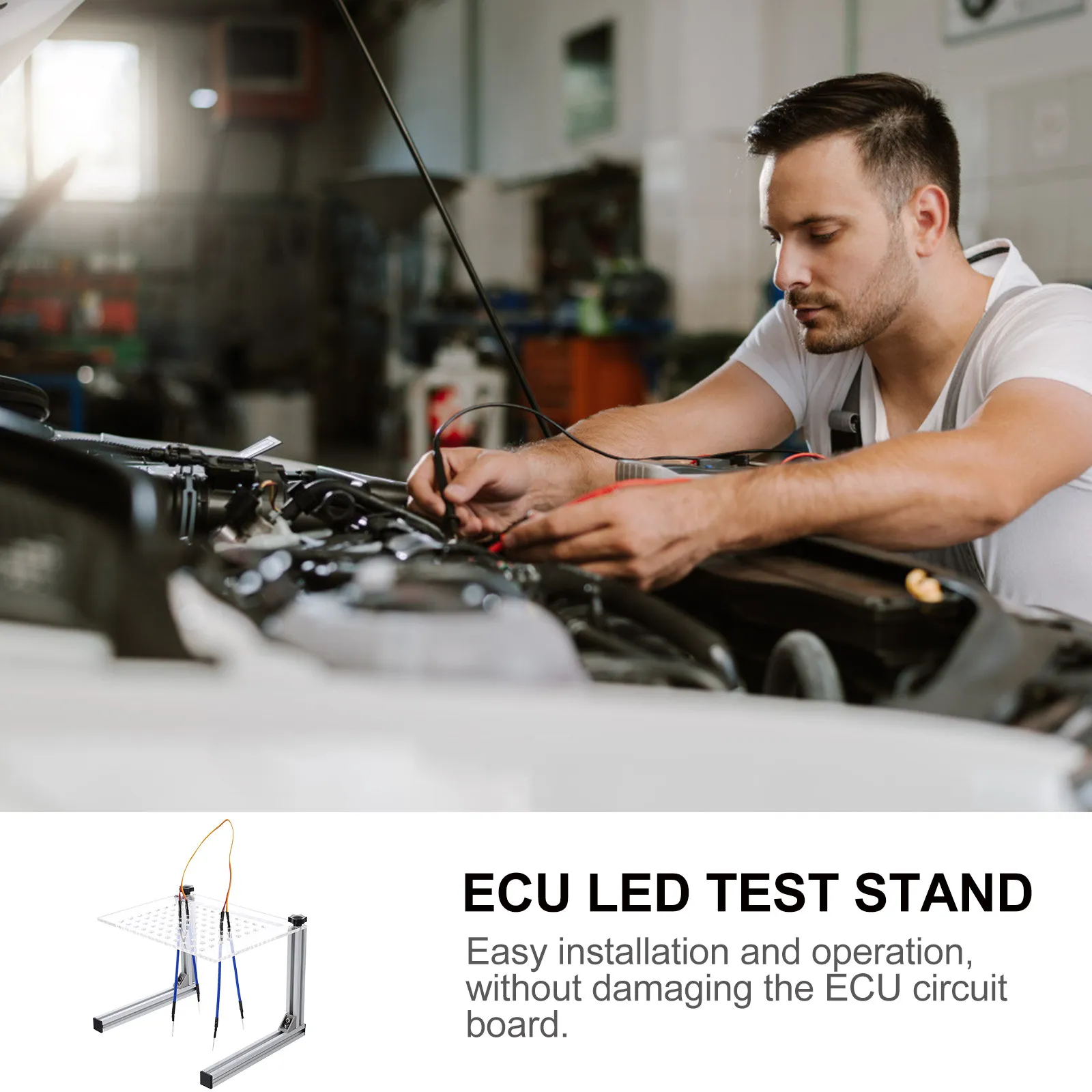 

Комплект: адаптер для LED-рамки, кронштейн для платы ЭБУ, 4 зондовые ручки, улучшенный инструмент для программирования ЭБУ, совместимый с Ktag Kess