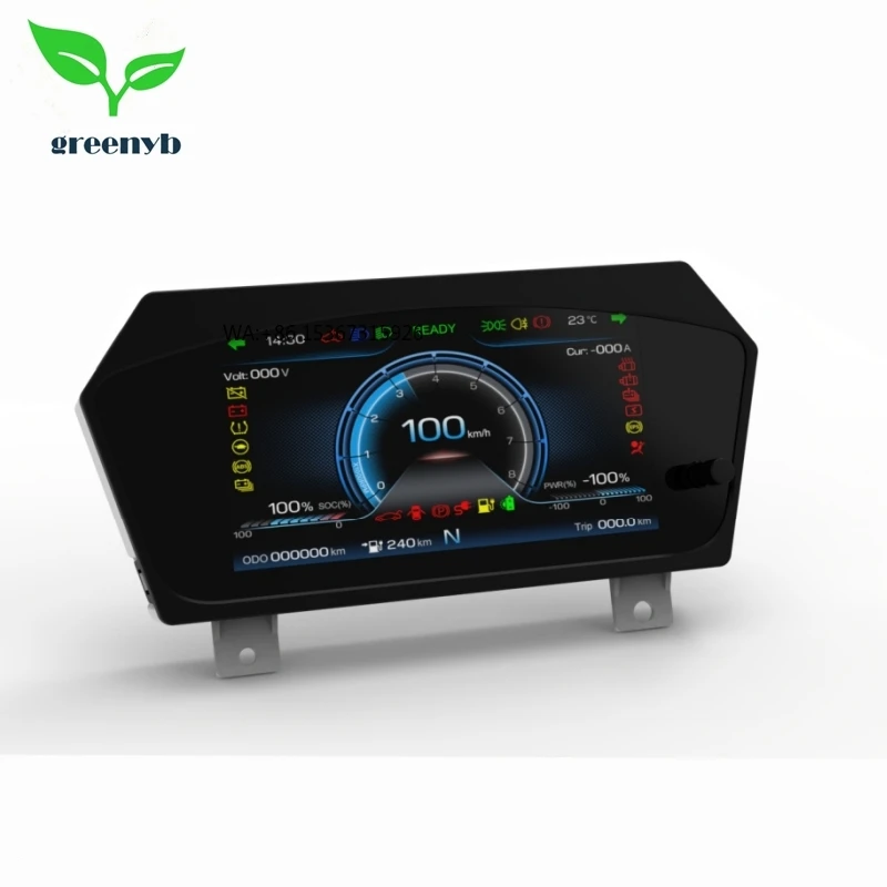 

New 7 Inch TFT Dashboard for Golf Carts E637 Electric Vehicle Instrument Cluster Essential for Auto Meter Part