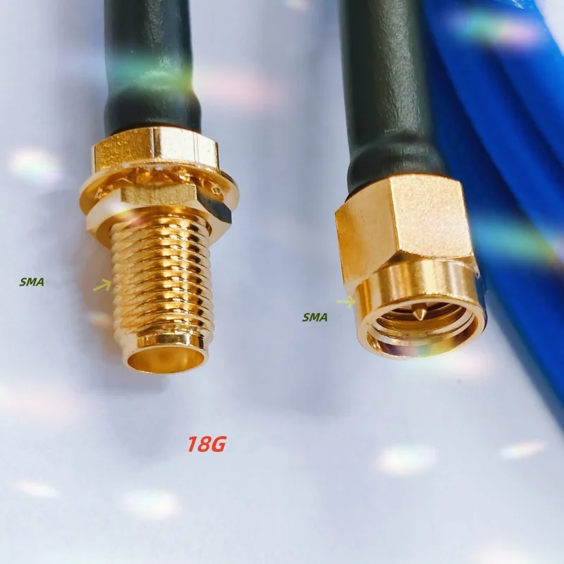 SMA Female 6.7mm to Male High Frequency Test Line Flexible 402 Stable Phase Low Attenuation Component SMA-KJ18G Connection cable