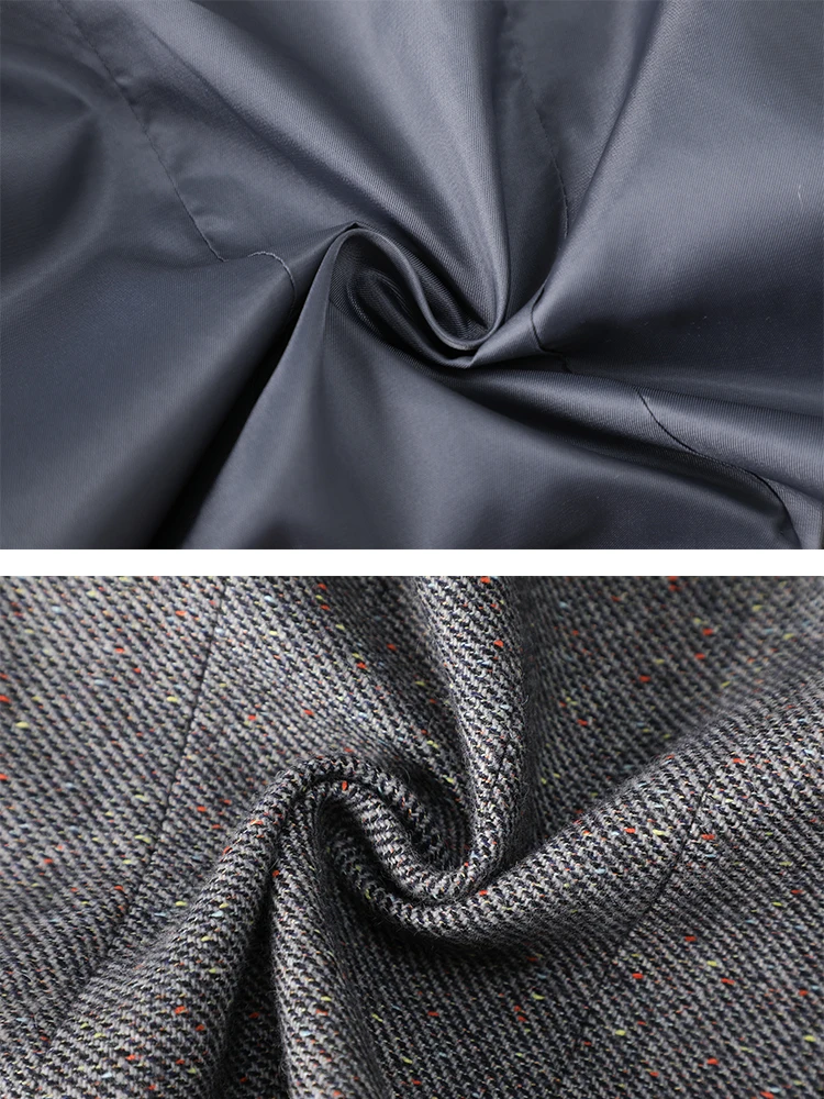 Fashion Gray Coffee Women's Winter Blazer Ladies Female Slim Formal Work Jacket Coat