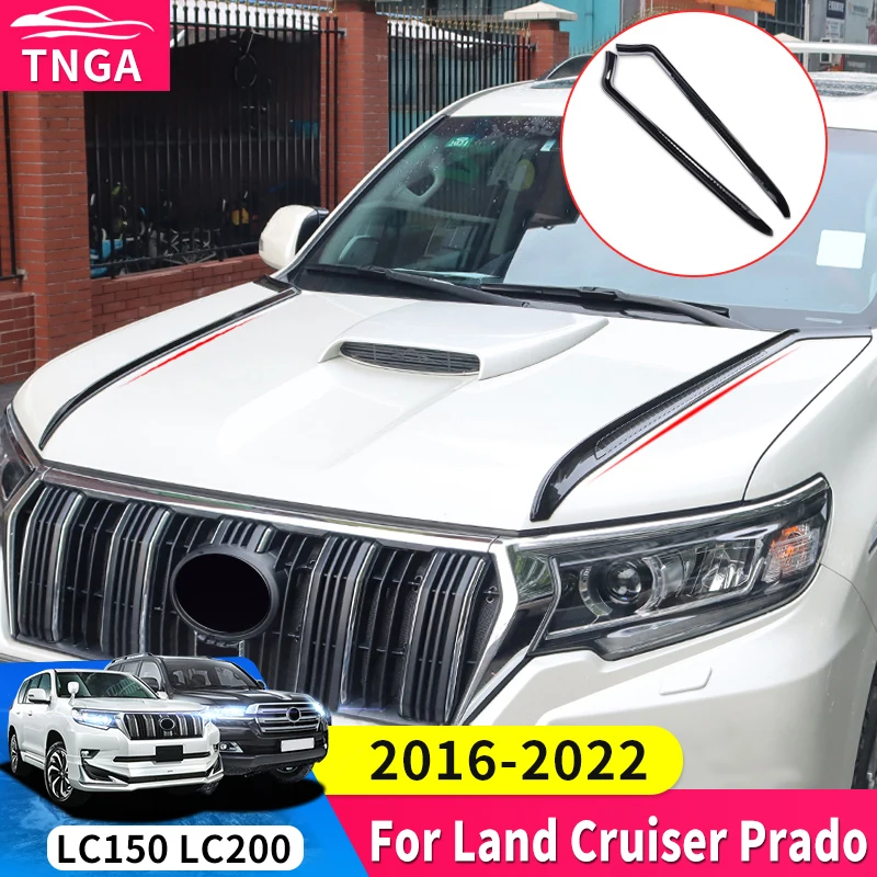 For Toyota Land Cruiser 200 Prado 150 Black Warrior Engine Cover Decoration LC200 Lc150 Modification Accessories FJ150