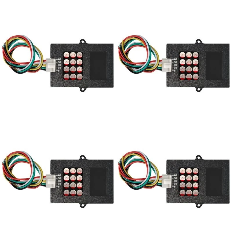 T24C 4X New 5A Lipo/Lifepo4 Active Balancer 4S With Voltage Dispaly 12V Lithium Battery Energy Transfer Active Equalizer