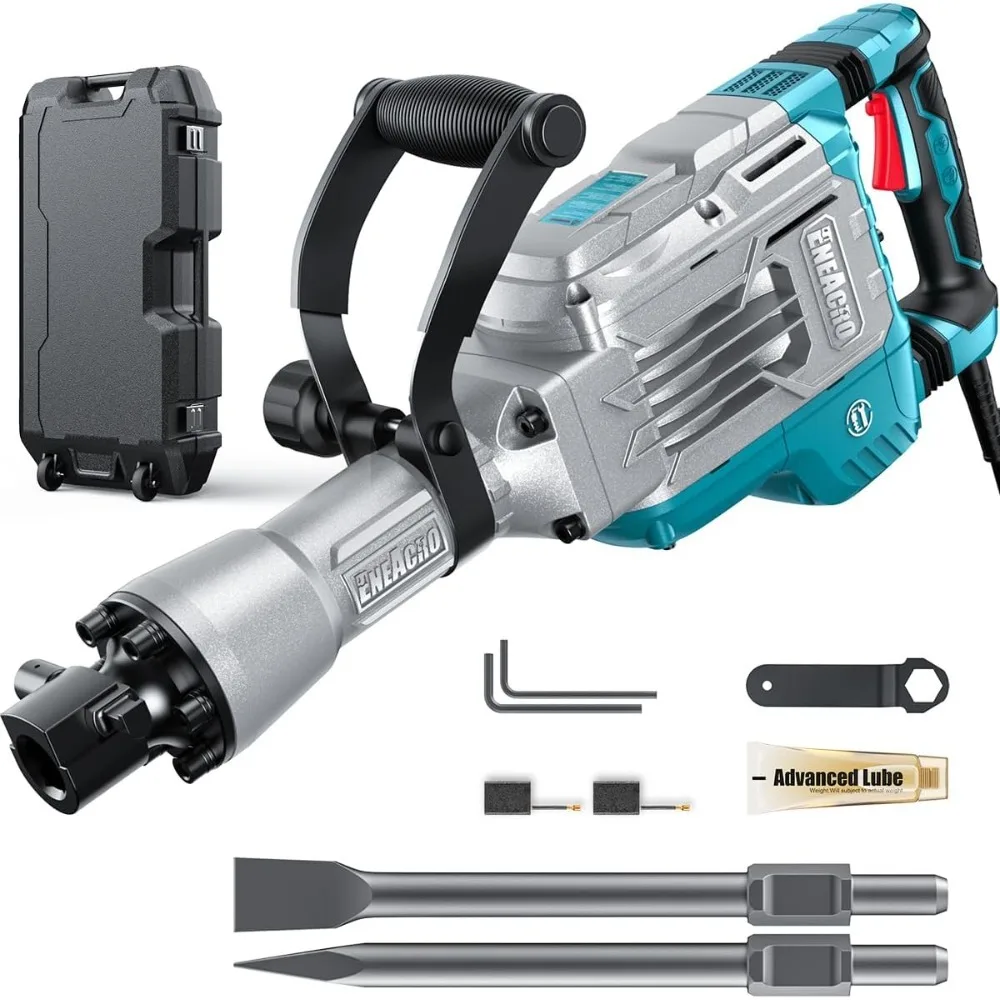 

Молоток для сноса бетона, 14,5 А, SDS-Hex, 65-дюймовый сверхмощный отбойный молоток