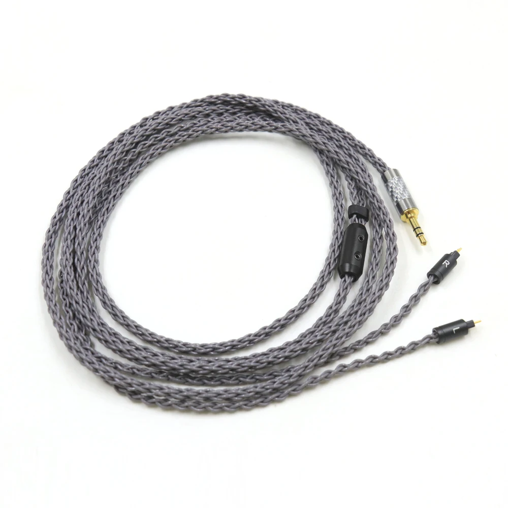 Haldane GreyJelly Высококачественные наушники Taiwan-7N Litz OCC, сменный кабель для обновления для 2-контактных наушников 0,78 мм (с канавкой)