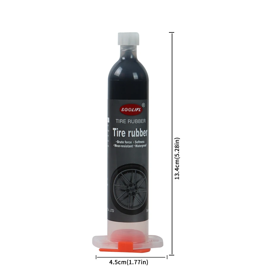 Repair Tire Cracks Strong Black Glue \