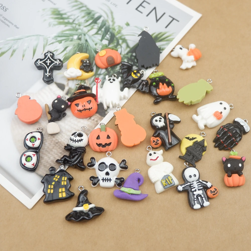 Cute Tractor Ambulance Charms Resin Flat Back Cabochon Bracelets Necklace Earrings Making Accessories DIY Jewelry Pendants