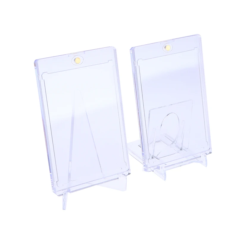 1Set For ProtectorsCard Sleeves Holder Game Cards TopLoaders Hard Plastic Toy Top Loaders  Trading Storage Gift mgby