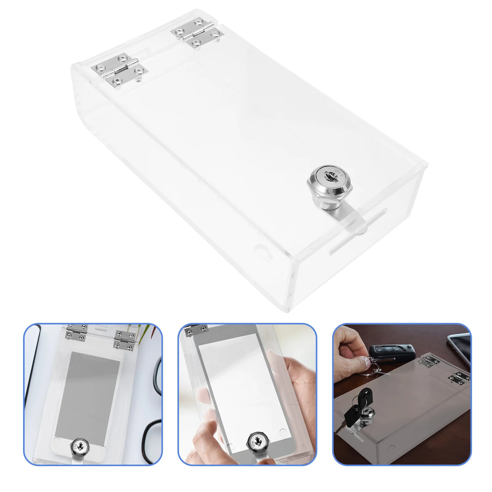 

Lock Boxes for Cellphone Mobile Storage Reusable Safe Locker Jail Practical Time Case Envelopes