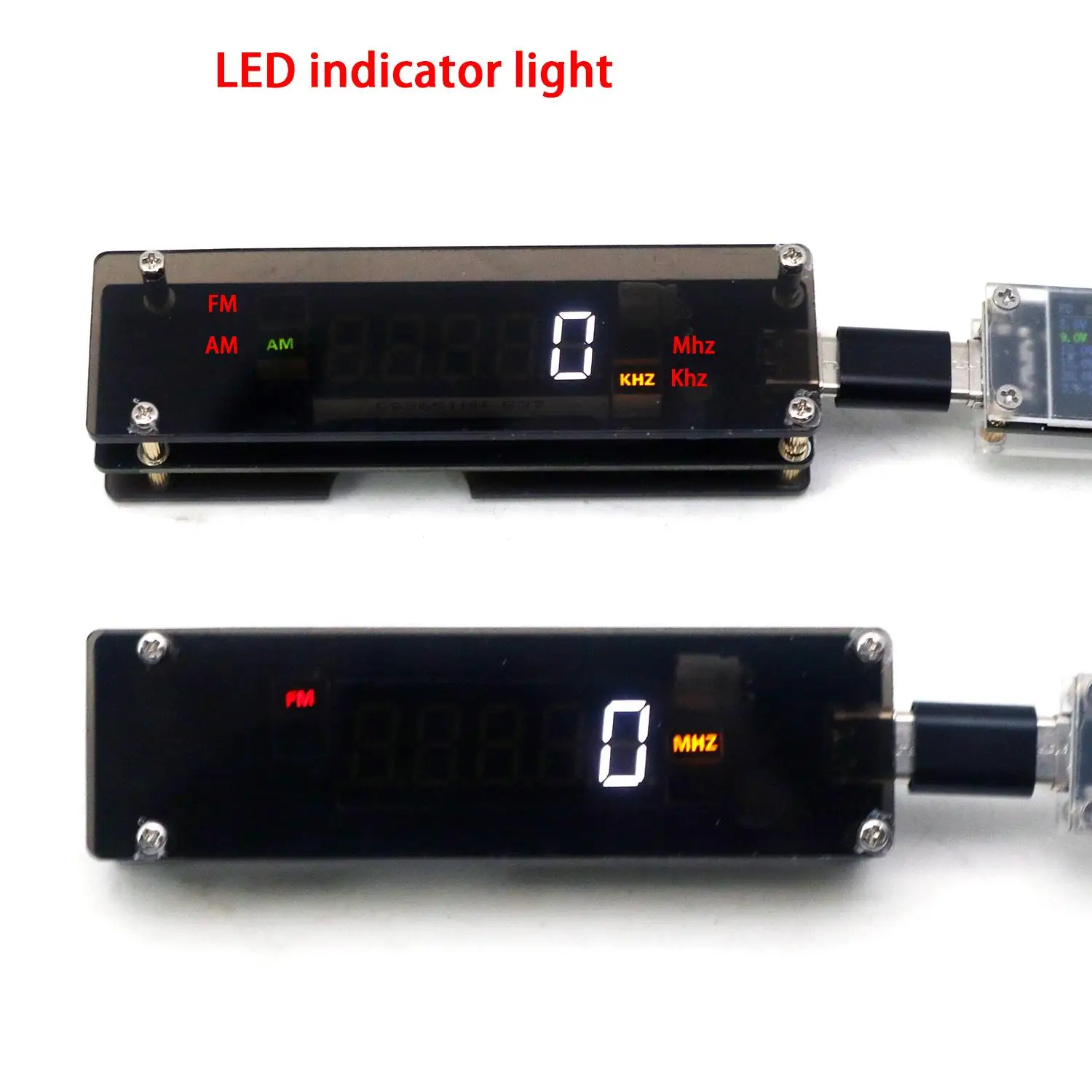 DYKB Digital LED Frequency Meter AM FM Radio Frequency Display Module Medium Short Wave SW MW Signal Generator Counter RF Tester