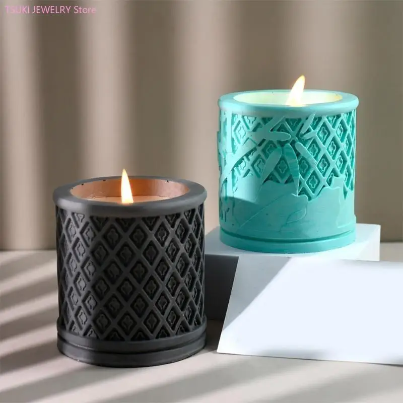 

62KE Resin Crafting Moulds Desk Organizers Moulds Silicone Storage Jar Molds for Pen