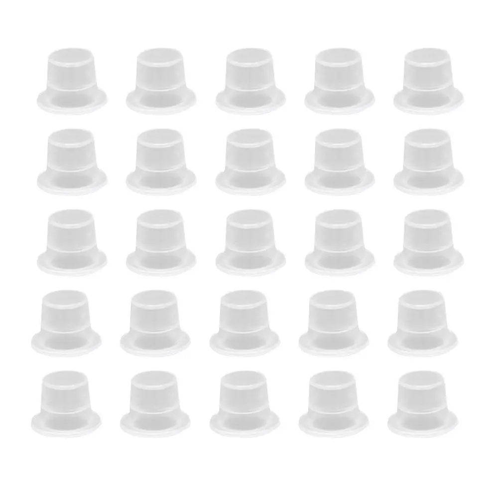 200Pcs Clear Ink Cups for Pigment Holders Tattoo Artists Microblading Eyebrow Eyelash Extension Supplies Kits