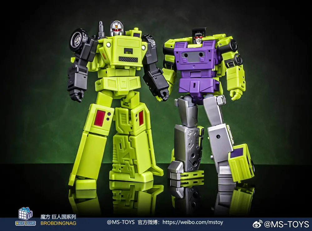 Magic Square MS-39A MS-40A 10cm MS39A MS40A Crane Load Devastator Mini Scale Transformation Robot Action Figure Toy