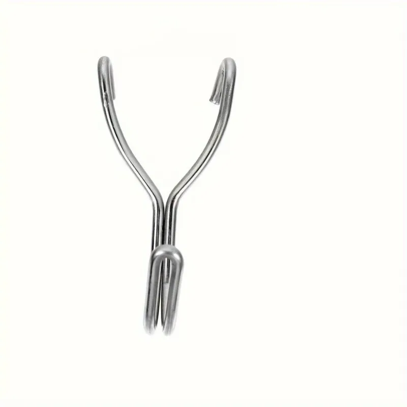 42 pcs Rust Resistant Polished 25mm Stainless Steel Peg Hooks, great for Kitchen Utensil Hanging, Easy Snap-On Pegboard Fit