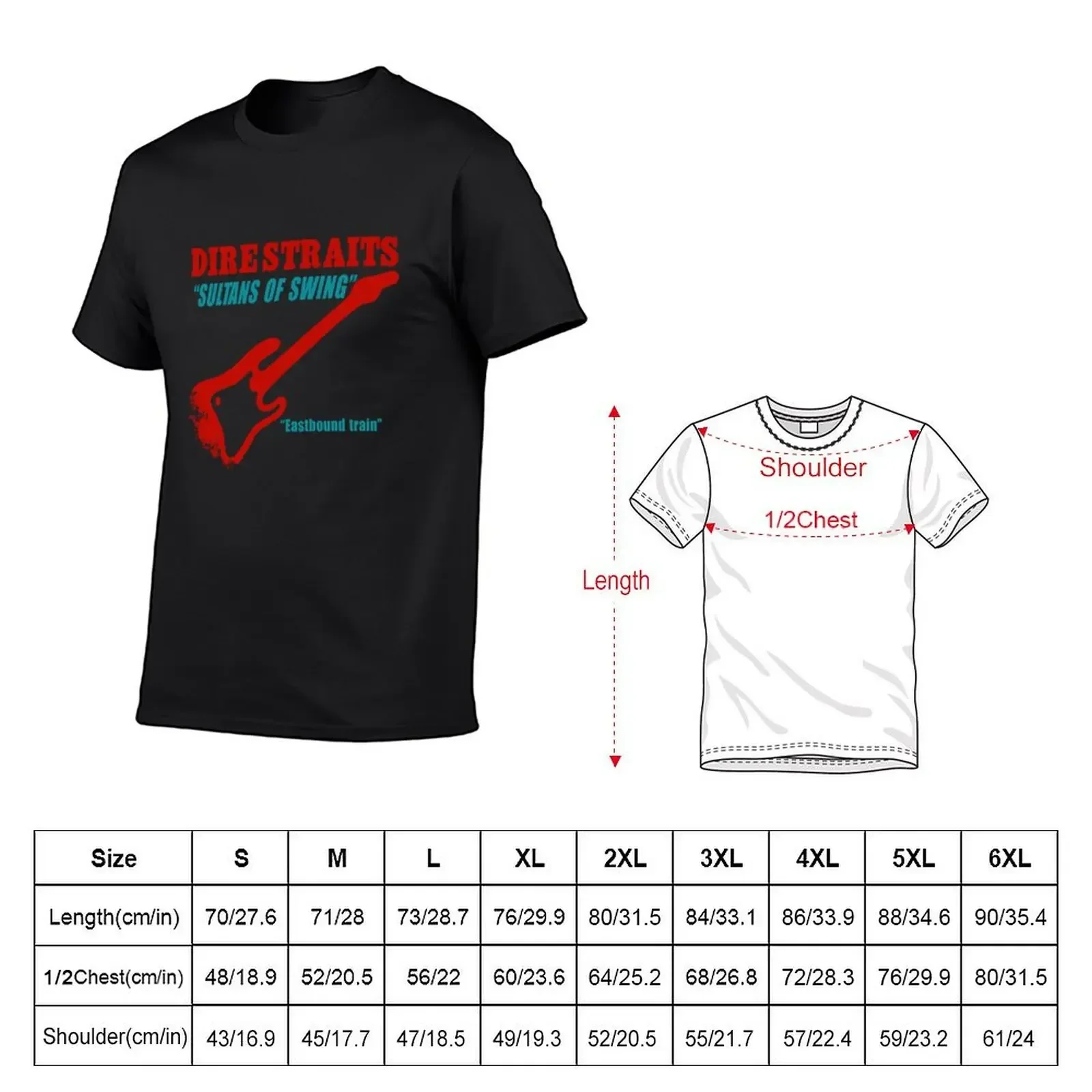 Dire Straits T Shirt Cool Old Rock Band Tee T-Shirt designer shirts blanks Short sleeve tee plus sizes designer t shirt men