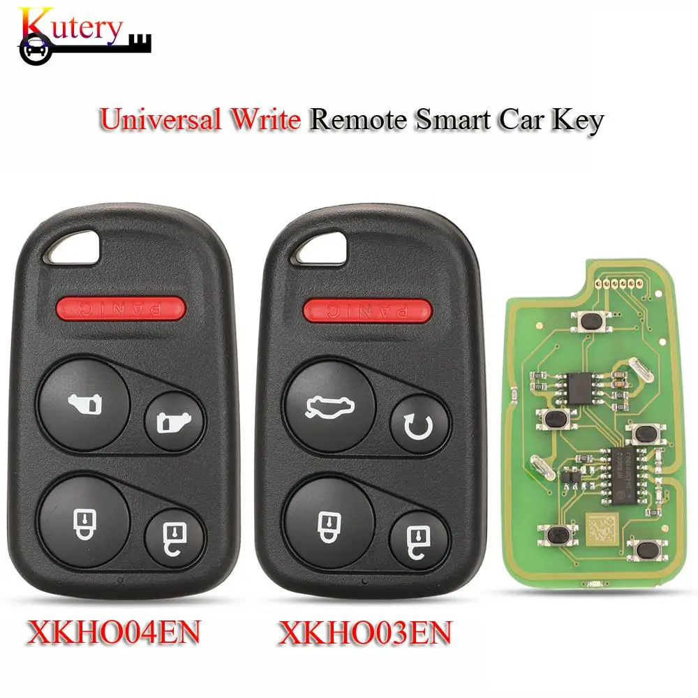 jingyuqin XKHO03EN/XKHO04EN For Honda 4+1Buttons Xhorse Universal Write Remote Smart Car Key For VVDI VVDI2 English Version