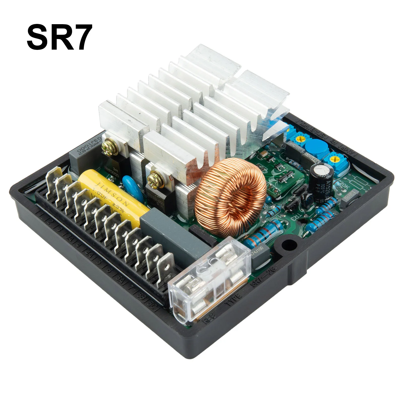 AVR SR7 2G Voltage Regulator for Mecc Alte Meccalte Generator with Power Frequency 50/60HZ and Maximum Output Voltage 90VDC