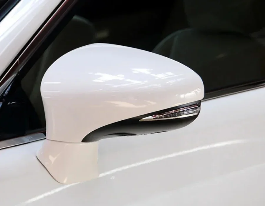 مرايا السيارة لكزس ES ES200 ES250 ES260 ES300 ES350 2012-2018 المرايا باب زجاجي عدسات عاكسة جانبية مع التدفئة العمياء