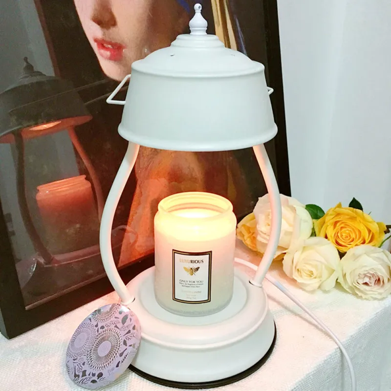 Lampada a cera di fusione aromaterapia fusione calda lampada a candela lampadine regolazione della temperatura regolabile luce a candela regalo nordico
