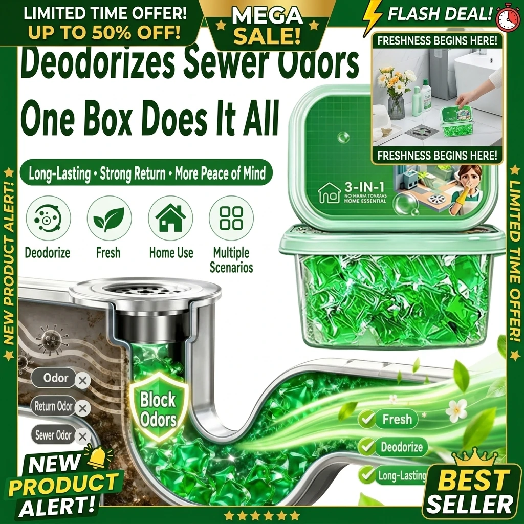 Mild Scented Drain Cleaning Gel Water Soluble Odor Remover for Household Kitchen Bathroom Sewer Pipe Toilet Use