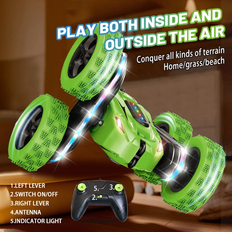 Thumbnail 4 - #14 Latest Double Sided RC Stunt Cars Offers