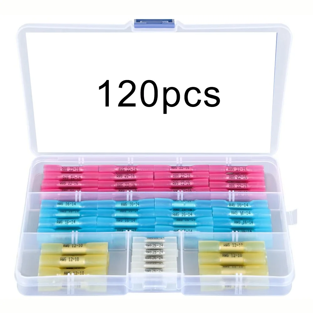 Waterproof Heat Shrink Butt Connectors Kit for Marine and Automotive Applications Copper Core 80 to 660 Pieces