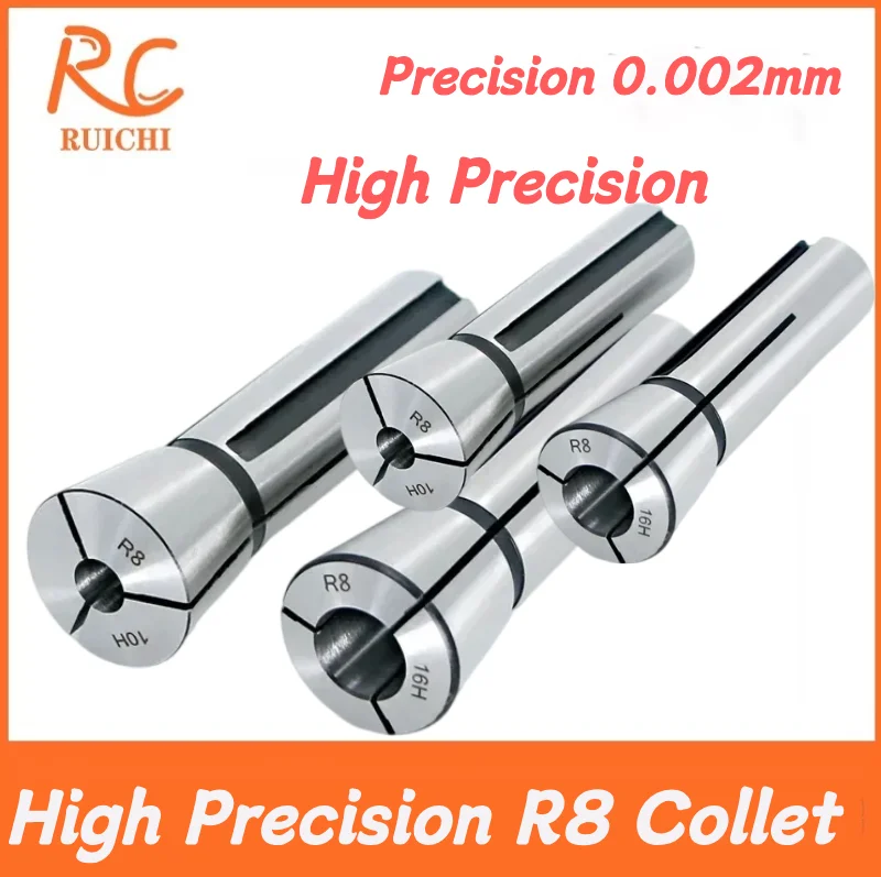 Hochpräzise R8 Spannzange CNC-Fräsmaschine Spannwerkzeug 3-20mm Federbelastet Metrisch M12 Zoll 7/16 für CNC-Fräswerkzeughalter