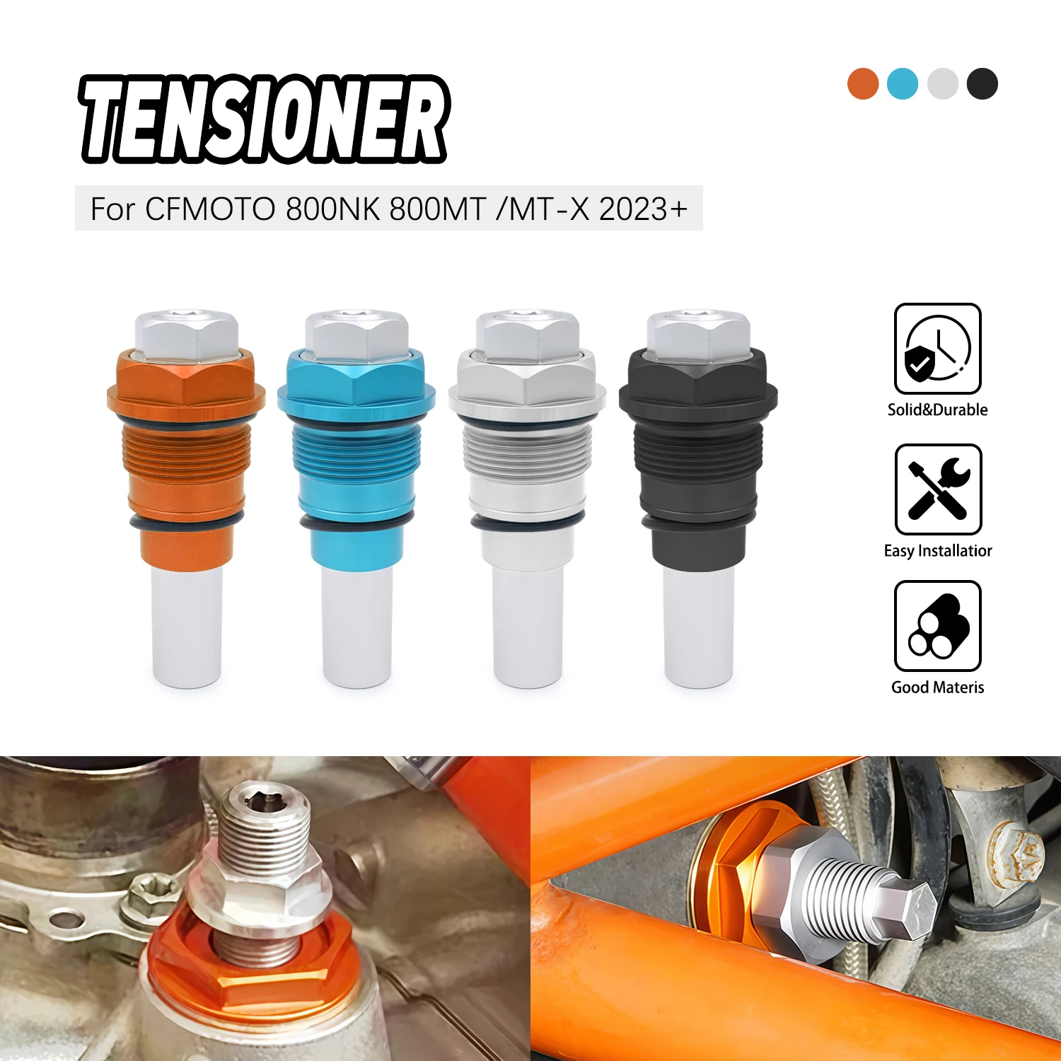 

Accessories moto For CFMOTO 800NK 800MT 800MT-X For Kove 800X Rally 2023+ Manual Timing Cam Chain Tensioner Adjuster