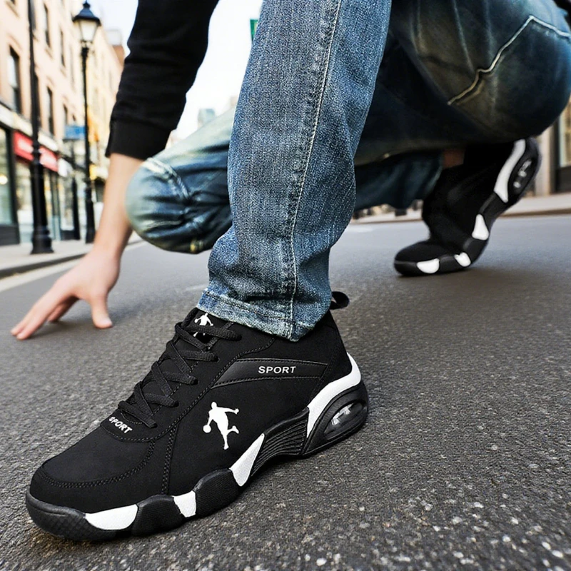 

Нескользящая мужская обувь, удобные водонепроницаемые дышащие легкие кроссовки для бега, уличные баскетбольные мужские кроссовки, хит продаж
