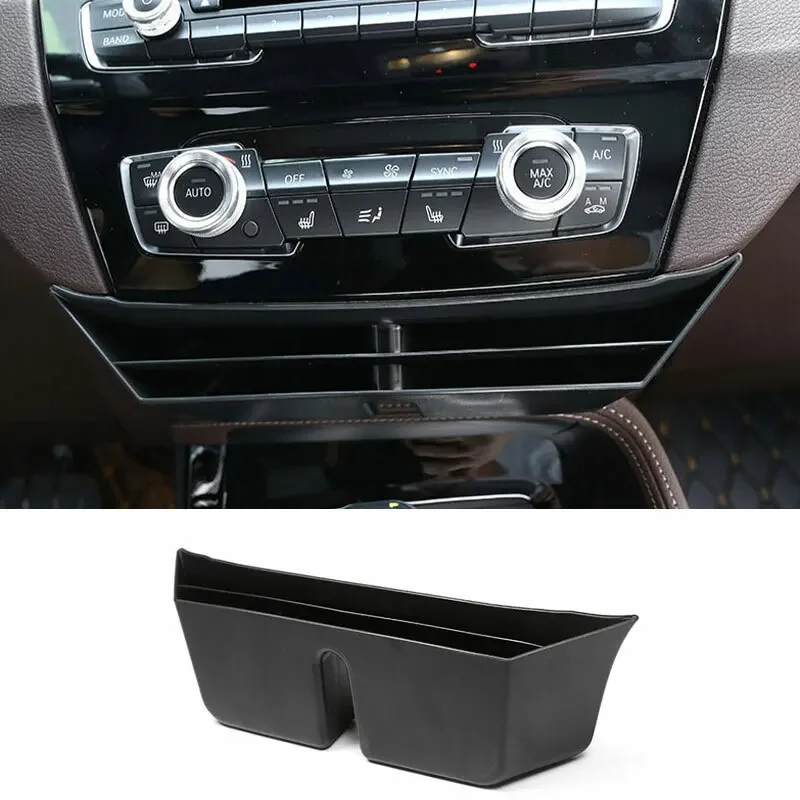 ABS Car Center Console Storage Box Stowing Tidy Organizers Box For BMW X1 F48 2016-21 Car Accessories For BMW X2 F47 2018-2021
