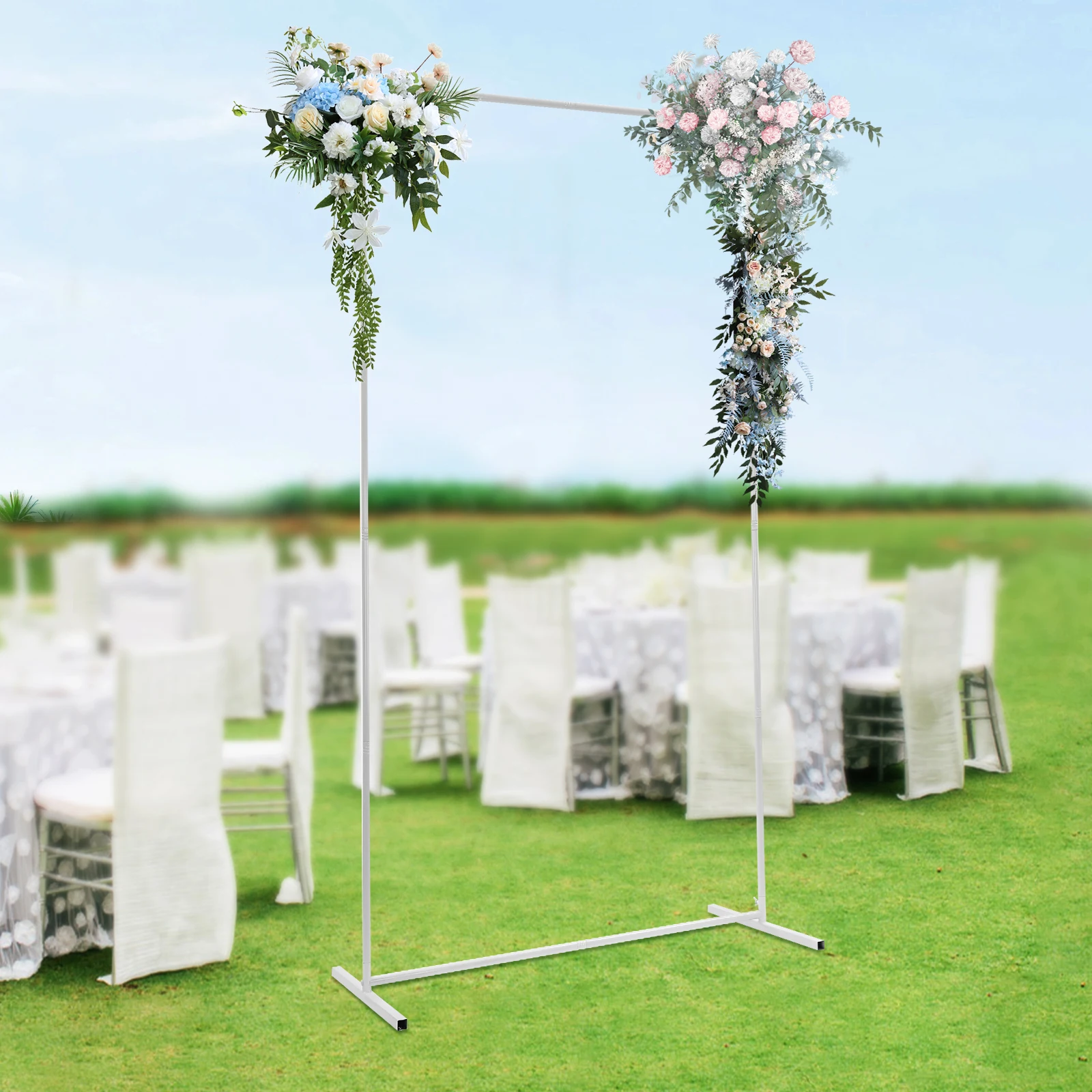 1*2m Wedding Backdrop Stand Flower Backdrop Frame DIY Decoration for Weddings Birthday Parties Gardens Theme Parties