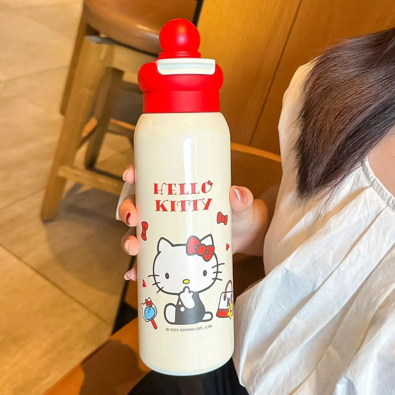

Kuromi Cinnamoroll Cute Insulated Thermal Water Bottle, Food Grade Stainless Steel Vacuum Flask with Gift Box Women Holiday Gift