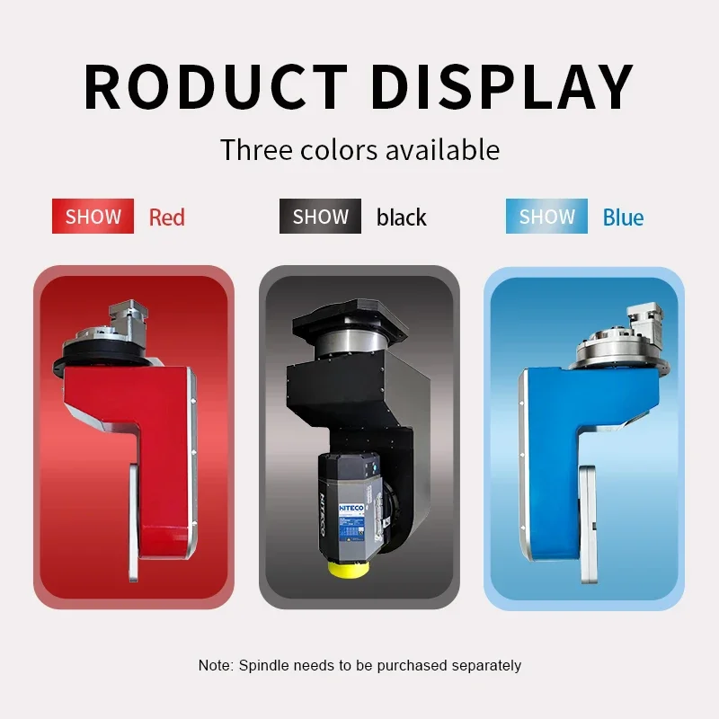 WZTH500 CNC 5-axis Linkage Engraving Machine Angle Universal Milling Double Swing 5-Axis Spindle Head