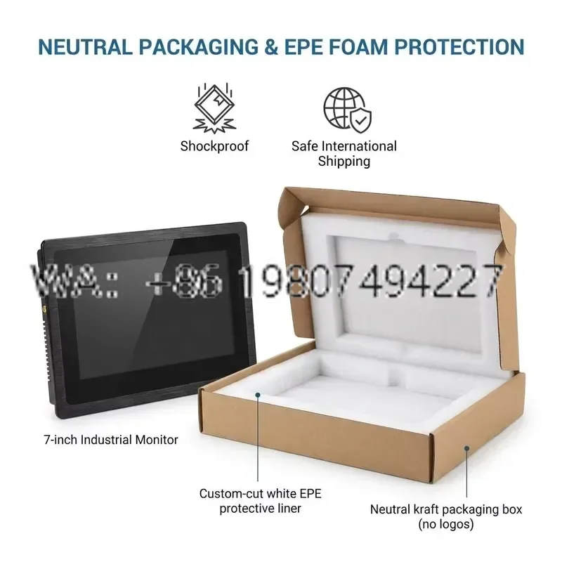 7 10.4 13.3 15 15.6 17 Inch Industrial LCD Touch Screen Embedded Display for Parcel Lockers