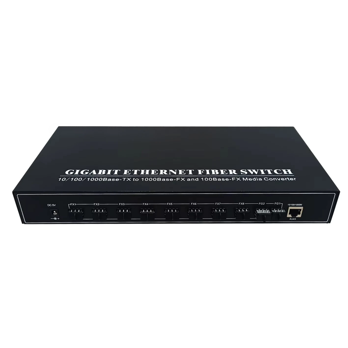 Conmutador Ethernet 8*100M SFP + 2 * Giga SFP + 1 * Giga RJ45 puerto red Ethernet LAN convertidor de medios