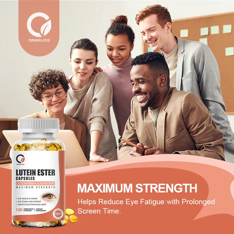 Lutein and Zeaxanthin Supplements, 50mg Per Serving | Essential Eye Vitamins & Vision Health Dietary supplement