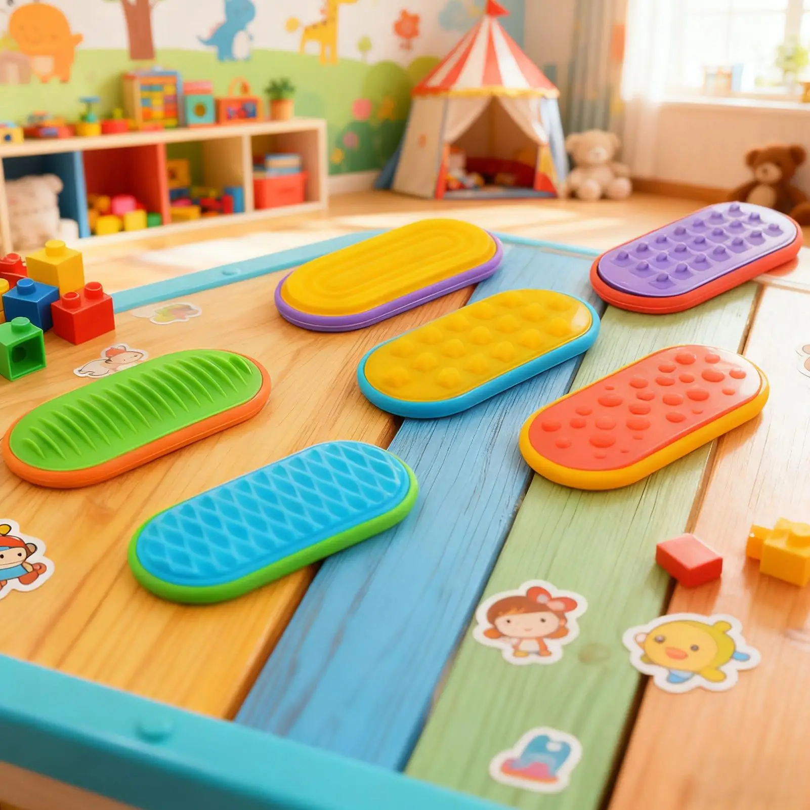 Hand Fidget Slider Toy Magnetisch Draagbaar Siliconen Volwassenen Vinger Zintuiglijk Glijdend Speelgoed Voor Vrouwen Mannen Familie Kinderen Jongens Meisjes