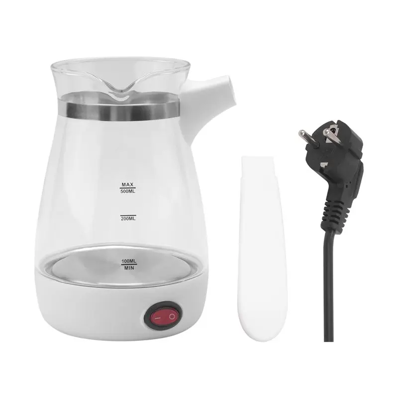 A60T Effortless Machine For Arabic Tea Milk Coffee Maker 600W Glass Turkish Coffee Pot Portable Warmer Kettle Italian Mocha Pot