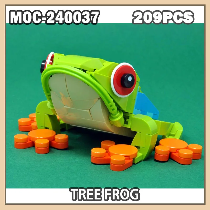 

MOC-240037 Creative Small Particle Building Blocks In The Shape Of Frogs Puzzle Brick Christmas Thanksgiving 209PCS