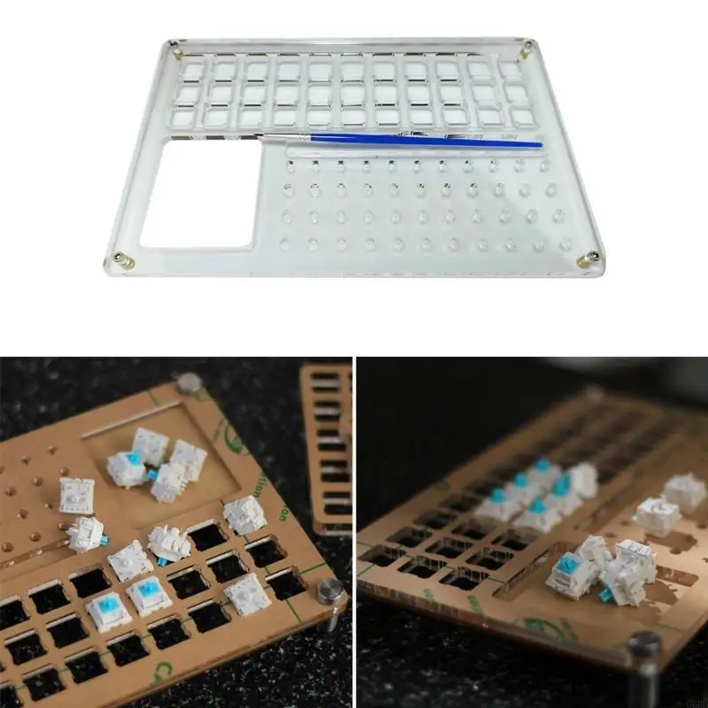 

G6DD Mechanical Keyboard Switch Tester Lube Station DIY Keycaps Lub Removal Platform