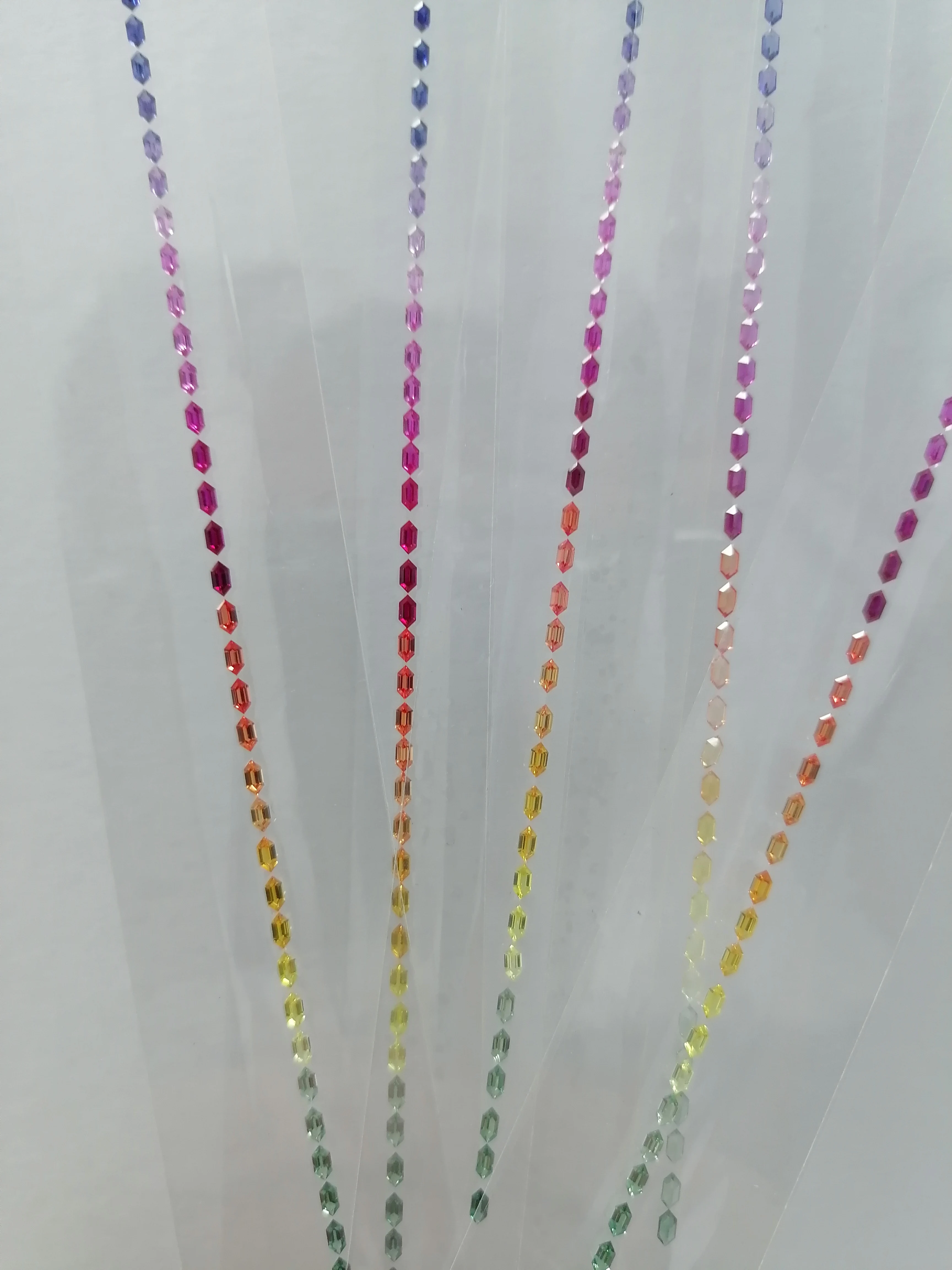 

Wholesale Rainbow Color Stones Synthetic Corundum Round Brilliant Cut 2MM 2.5MM 3MM Gemstones for Bracelet Making