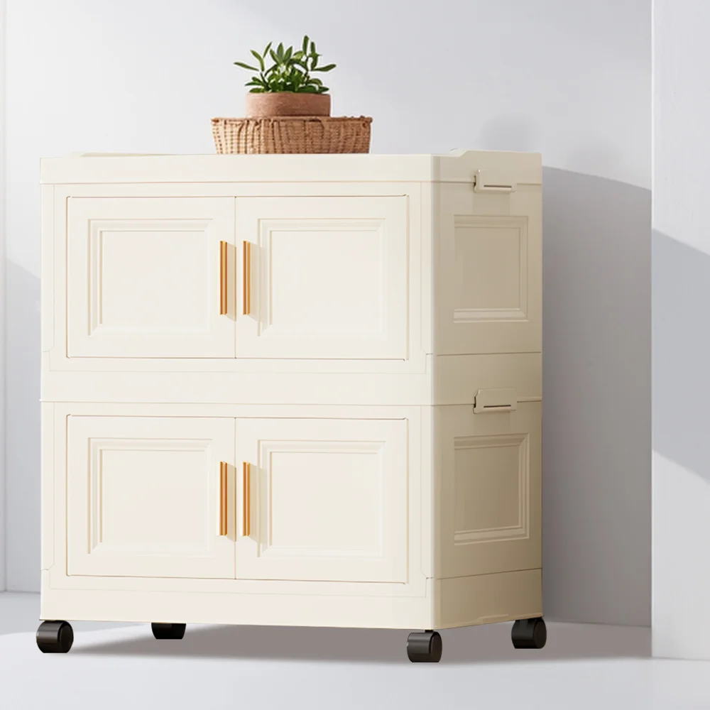 متعددة الوظائف خزانة قابلة للطي الغبار خزانة أشتات خزانة خزانة منظم خزانة صندوق تخزين