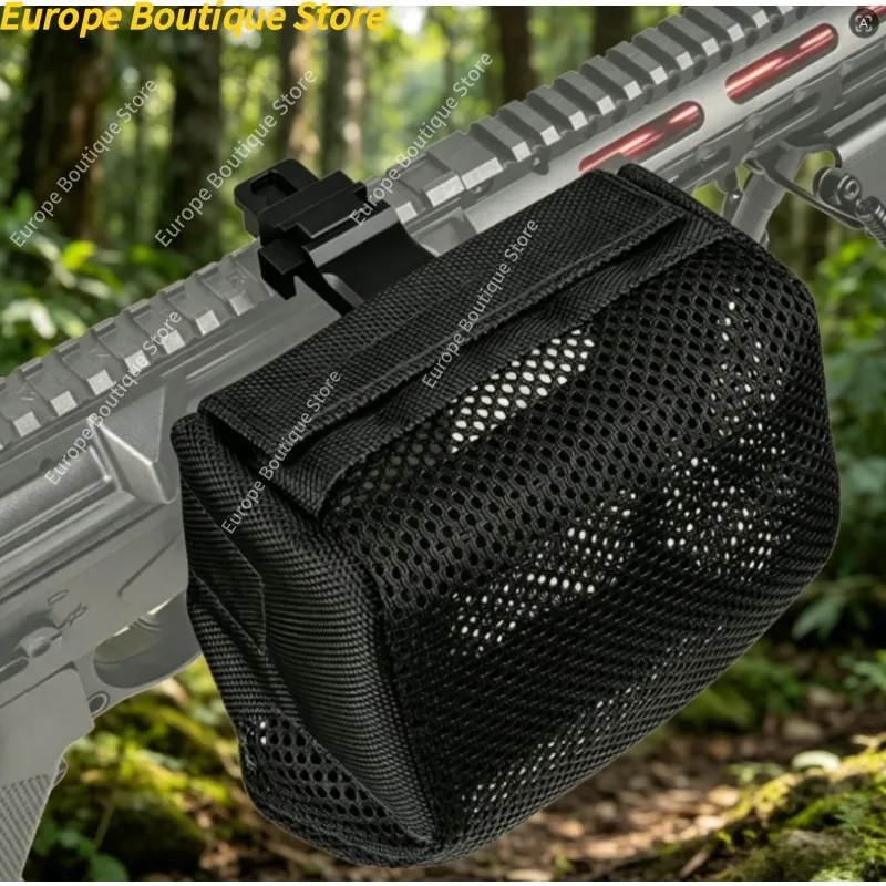 

Quick Release Heat Resistant Shell Catcher Detachable Mesh Cartridge Catcher For Bullet Recycling Tactical Holder